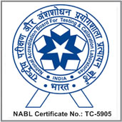 Testing Laboratory Accredited by NABL India