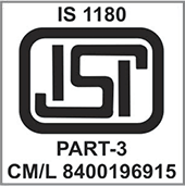 IS 1180  
Part 3  CM/L 8400196915